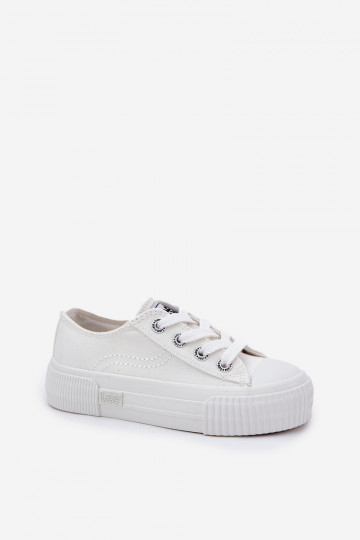 Zapatillas deportivas blancas para niños, LEE ISLA C LOIN JR 50251058