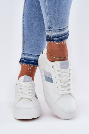 Zapatillas modelo zapatos. Femenino LEE LAYLA ENOMEN LOEN 50251003 el color blanco 2