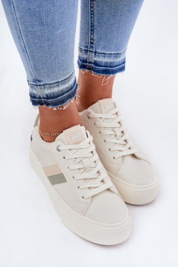 Zapatillas modelo zapatos. Femenino LEE LAYLA ENOMEN LOEN 50251003 Zgaszona Biel