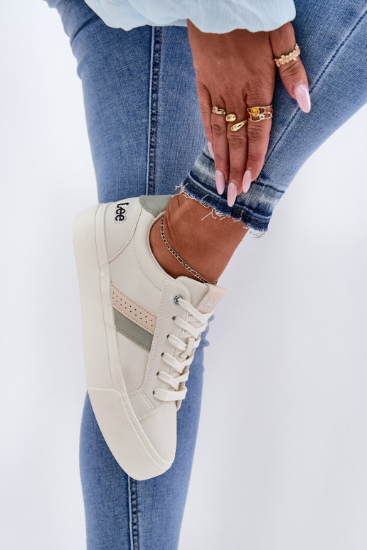 Zapatillas modelo zapatos. Femenino LEE LAYLA ENOMEN LOEN 50251003 Zgaszona Biel Zapatillas modelo zapatos. Femenino LEE LAYLA ENOMEN LOEN 50251003 Zgaszona Biel