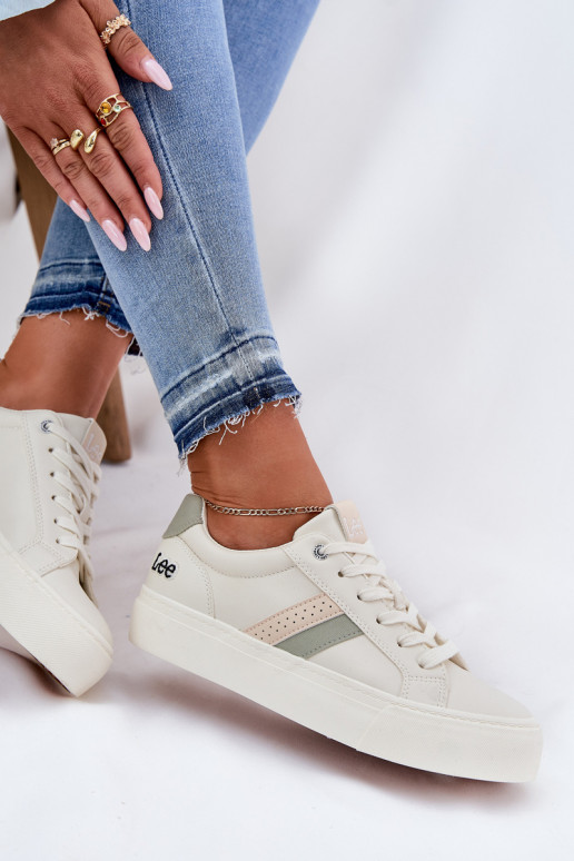 Zapatillas modelo zapatos. Femenino LEE LAYLA ENOMEN LOEN 50251003 Zgaszona Biel Zapatillas modelo zapatos. Femenino LEE LAYLA ENOMEN LOEN 50251003 Zgaszona Biel