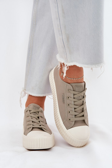 Zapatos de ocio color gris con plataforma, Big Star RR274779 2