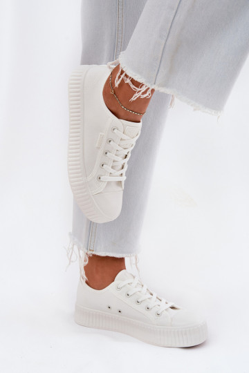 Zapatos de ocio color blanco con plataforma, Big Star RR274776