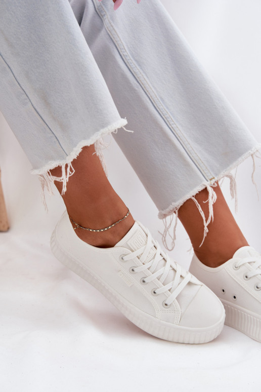 Zapatos de ocio con una plataforma Big Star RR274776 el color blanco