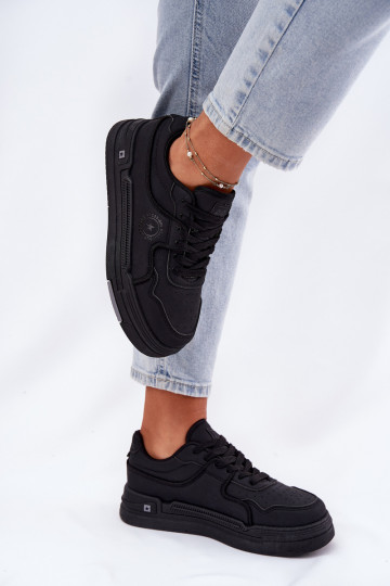 Bajo Zapatillas modelo zapatos. Femenino Big Star RR274A311 HI-POLY SYSTEM de color negro