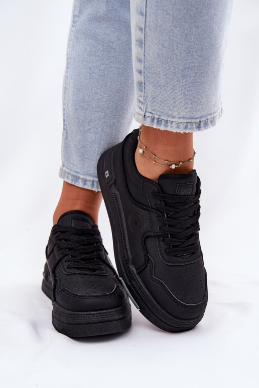 Bajo Zapatillas modelo zapatos. Femenino Big Star RR274A311 HI-POLY SYSTEM de color negro Bajo Zapatillas modelo zapatos. Femenino Big Star RR274A311 HI-POLY SYSTEM de color negro