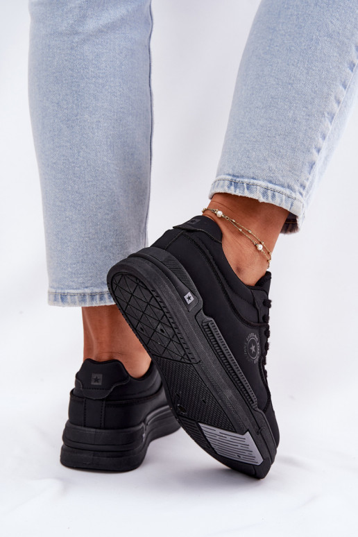 Bajo Zapatillas modelo zapatos. Femenino Big Star RR274A311 HI-POLY SYSTEM de color negro Bajo Zapatillas modelo zapatos. Femenino Big Star RR274A311 HI-POLY SYSTEM de color negro