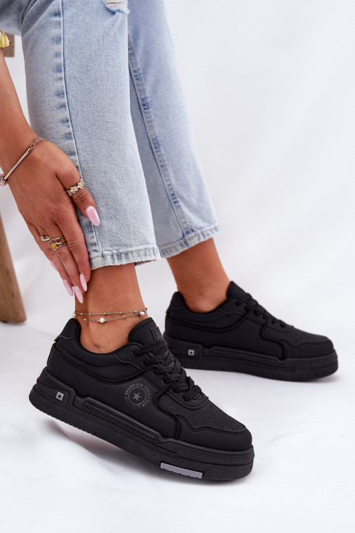 Bajo Zapatillas modelo zapatos. Femenino Big Star RR274A311 HI-POLY SYSTEM de color negro Bajo Zapatillas modelo zapatos. Femenino Big Star RR274A311 HI-POLY SYSTEM de color negro