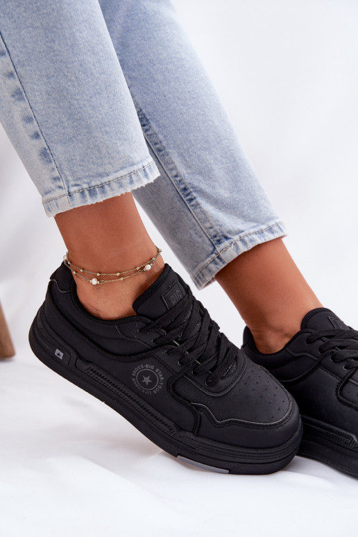 Bajo Zapatillas modelo zapatos. Femenino Big Star RR274A311 HI-POLY SYSTEM de color negro Bajo Zapatillas modelo zapatos. Femenino Big Star RR274A311 HI-POLY SYSTEM de color negro