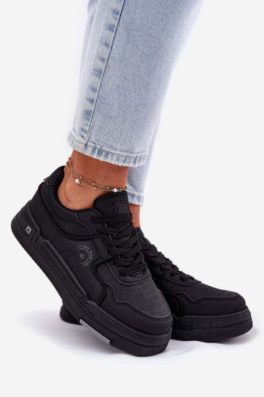 Bajo Zapatillas modelo zapatos. Femenino Big Star RR274A311 HI-POLY SYSTEM de color negro Bajo Zapatillas modelo zapatos. Femenino Big Star RR274A311 HI-POLY SYSTEM de color negro
