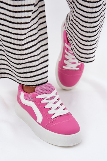 Zapatillas deportivas para mujer con plataforma en rosa, "Tellnira" 2
