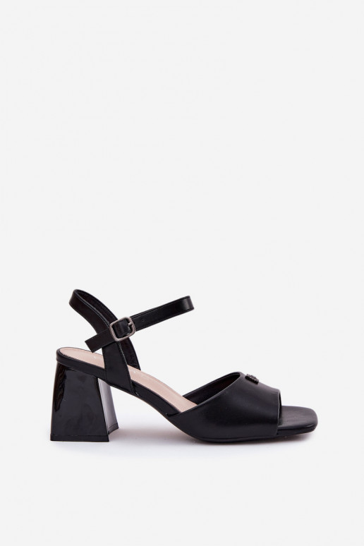 Sandalias de tacón alto para mujer. Vinceza 62235 de color negro Sandalias de tacón alto para mujer. Vinceza 62235 de color negro