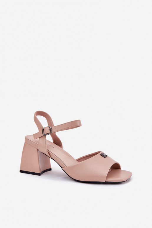 Sandalias de tacón alto para mujer. Vinceza 62235 beige Sandalias de tacón alto para mujer. Vinceza 62235 beige