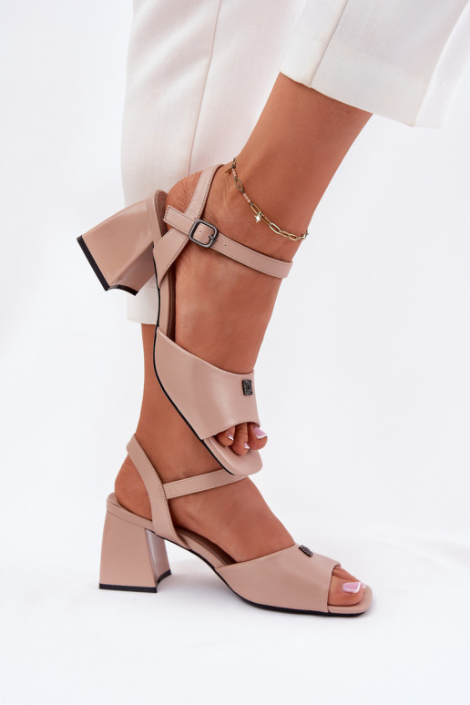 Sandalias de tacón alto para mujer. Vinceza 62235 beige Sandalias de tacón alto para mujer. Vinceza 62235 beige