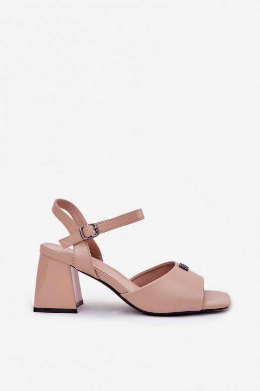 Sandalias de tacón alto para mujer. Vinceza 62235 beige Sandalias de tacón alto para mujer. Vinceza 62235 beige