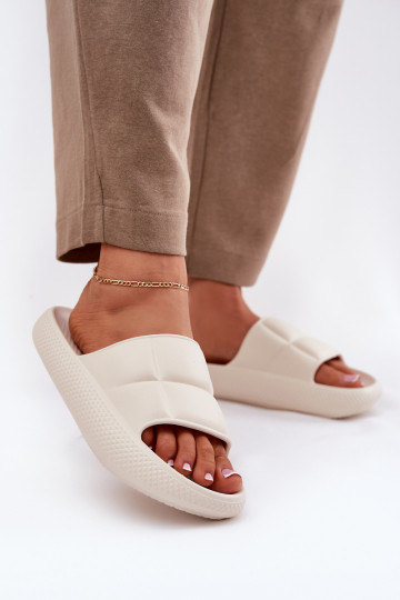 Zapatillas ligeras zapatillas de mujer LEE MAYA SLIDER ENOMEN LOEN 50251016 beige 2