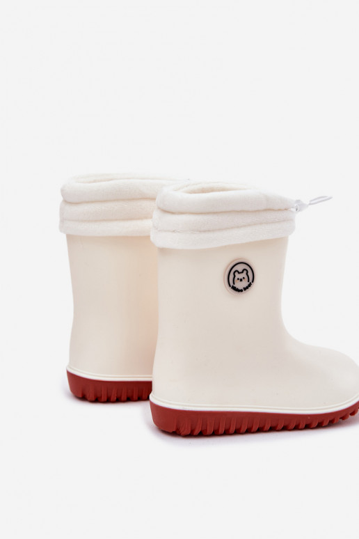 Botas de goma Infantil Z Calentandoem color marfil Odirisse