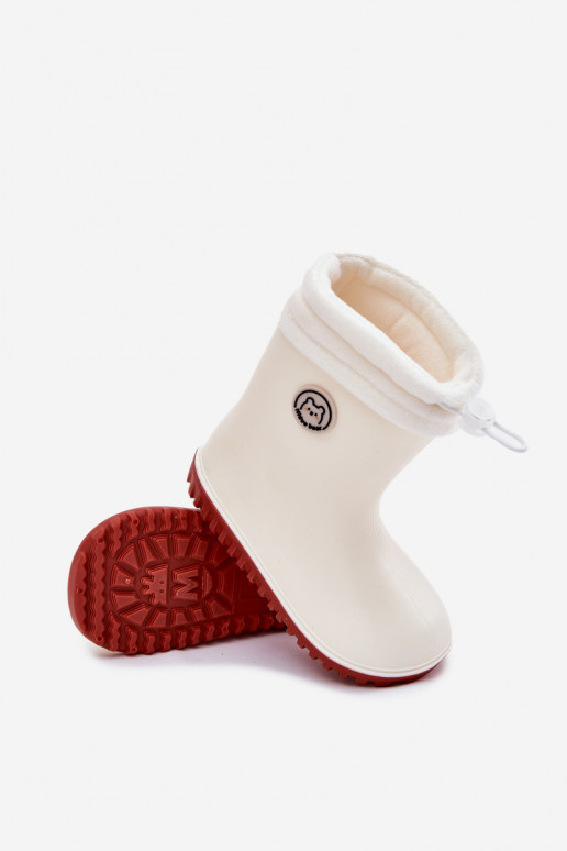 Botas de goma Infantil Z Calentandoem color marfil Odirisse