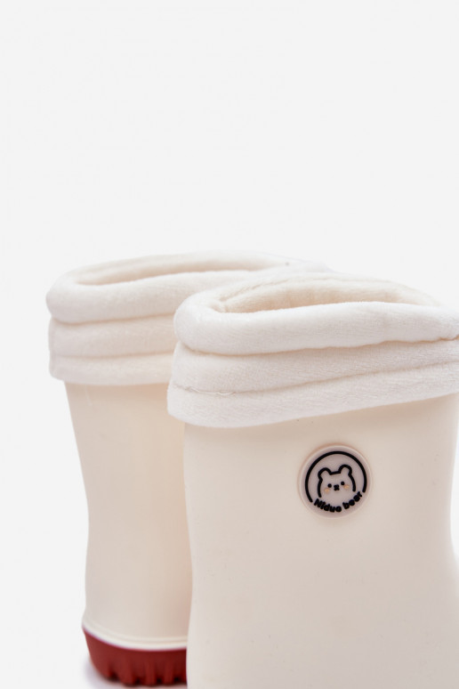 Botas de goma Infantil Z Calentandoem color marfil Odirisse