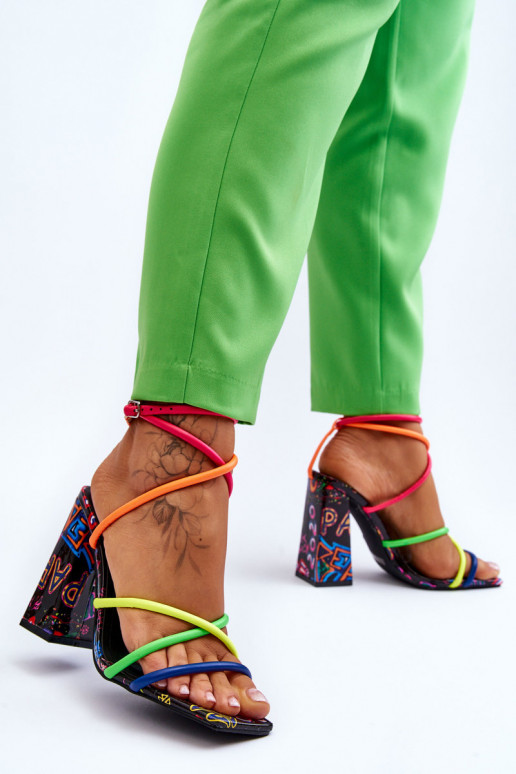 De moda Sandalias de tacón Colores diferentes Josette De moda Sandalias de tacón Colores diferentes Josette