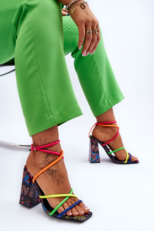 De moda Sandalias de tacón Colores diferentes Josette De moda Sandalias de tacón Colores diferentes Josette
