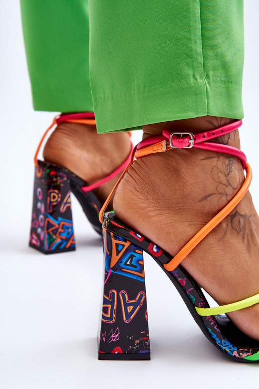 De moda Sandalias de tacón Colores diferentes Josette De moda Sandalias de tacón Colores diferentes Josette