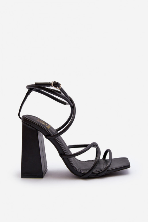 De moda Sandalias de tacón de color negro Josette De moda Sandalias de tacón de color negro Josette