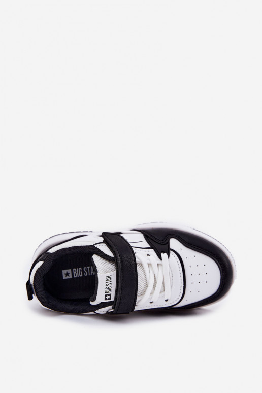  Zapatillas modelo zapatos. Infantil Big Star RR374052 Blanco-de color negro