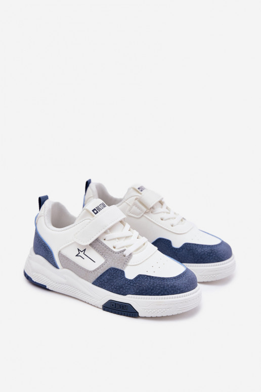  Zapatillas modelo zapatos. Infantil Big Star RR374053 Blanco-color azul