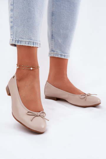 bailarinas Femenino Tiene queciejka P6800-04 beige 2