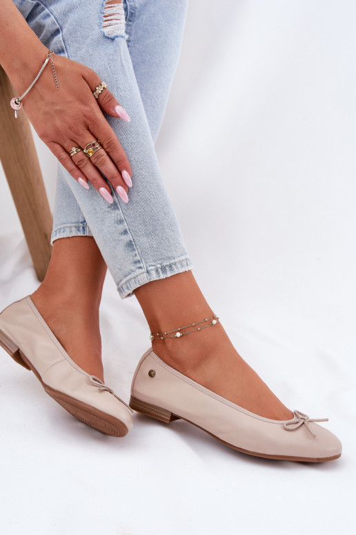 bailarinas Femenino Tiene queciejka P6800-04 beige