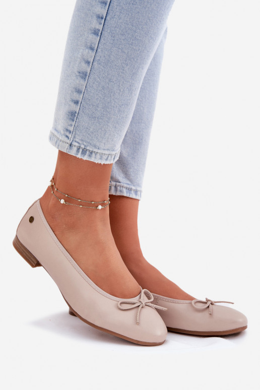 bailarinas Femenino Tiene queciejka P6800-04 beige