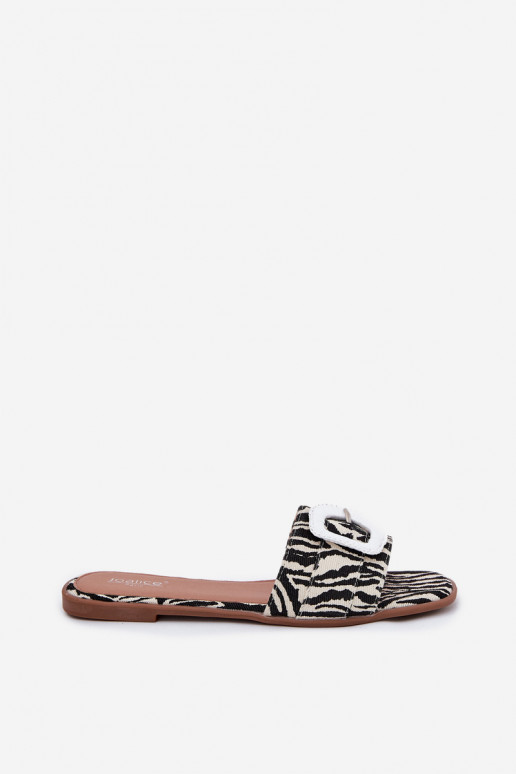 isósceles zapatillas de mujer para decorar con hebillas Zebra Clariola