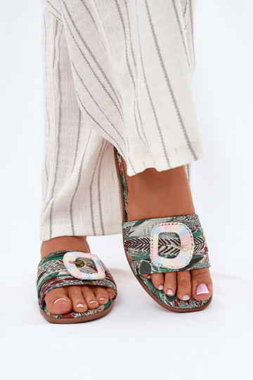 isósceles zapatillas de mujer para decorar con hebillas Colores diferentes Clariola 2