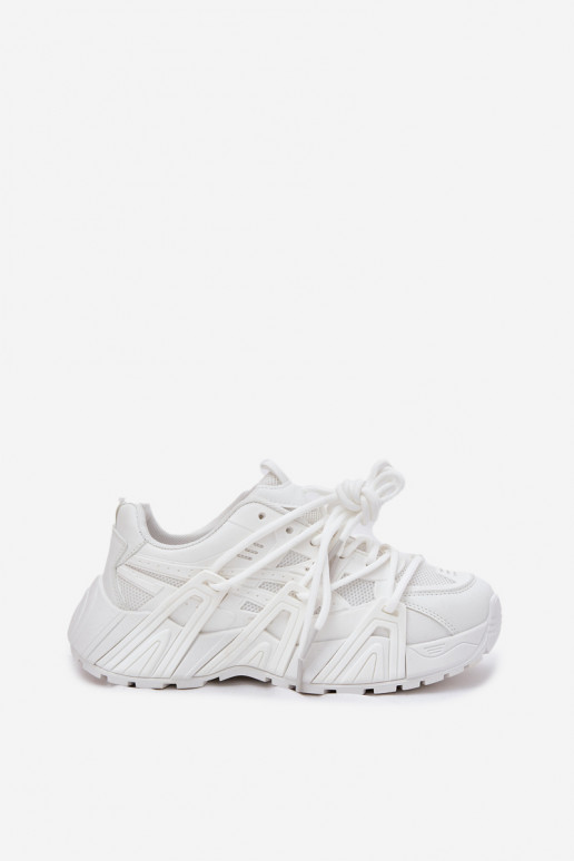 Zapatillas modelo zapatos. Femenino Z PodAójnym atándosem el color blanco Onivetta