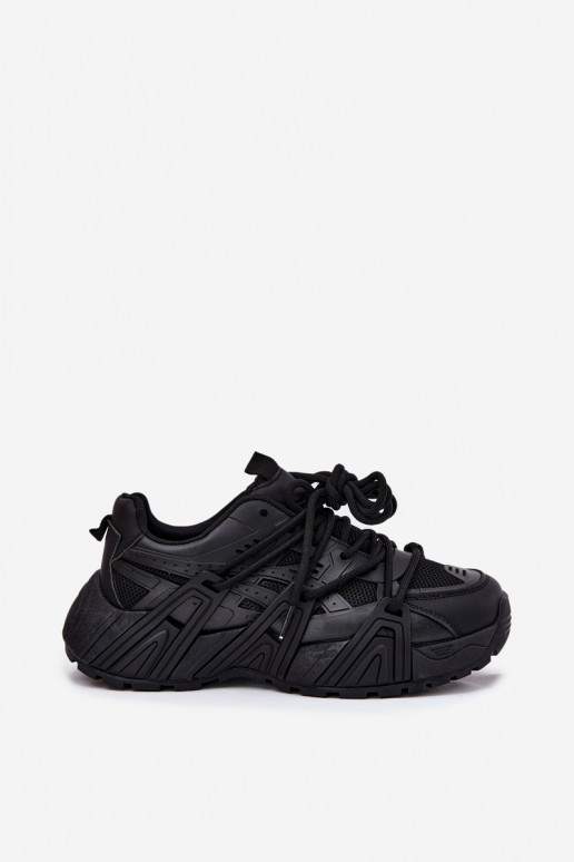 Zapatillas modelo zapatos. Femenino Z PodAójnym atándosem de color negro Onivetta