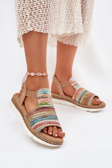 Sandalias de mujer Con Trenza Colores diferentes Jelana 2