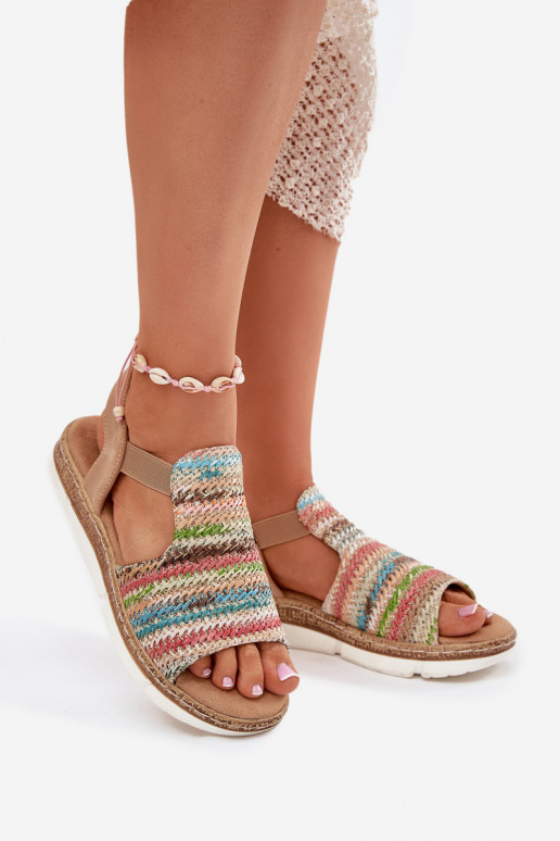 Sandalias de mujer Con Trenza Colores diferentes Jelana