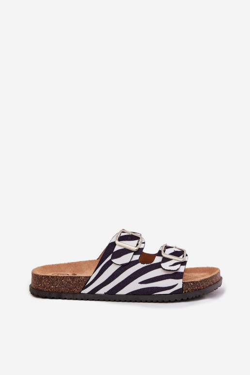 zapatillas de mujer con hebillas Zebra Oliena