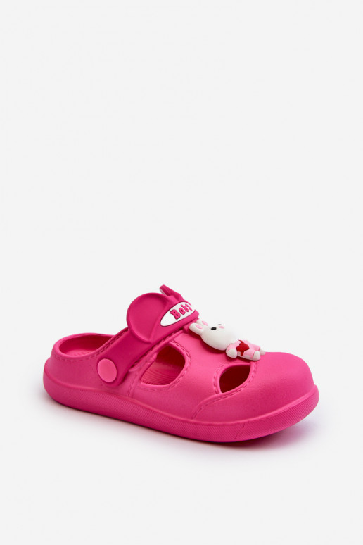 Zapatillas Infantil Zapatillas ligeras con adornos color rosa Opleja