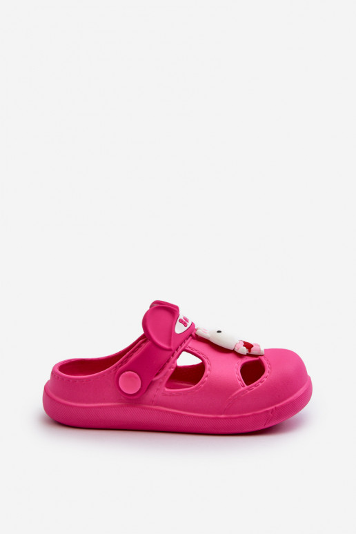 Zapatillas Infantil Zapatillas ligeras con adornos color rosa Opleja
