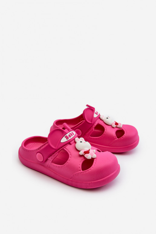 Zapatillas Infantil Zapatillas ligeras con adornos color rosa Opleja