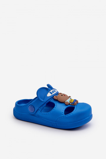 Zapatillas Infantil Zapatillas ligeras con adornos color azul Opleja