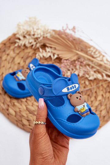Zapatillas Infantil Zapatillas ligeras con adornos color azul Opleja 2