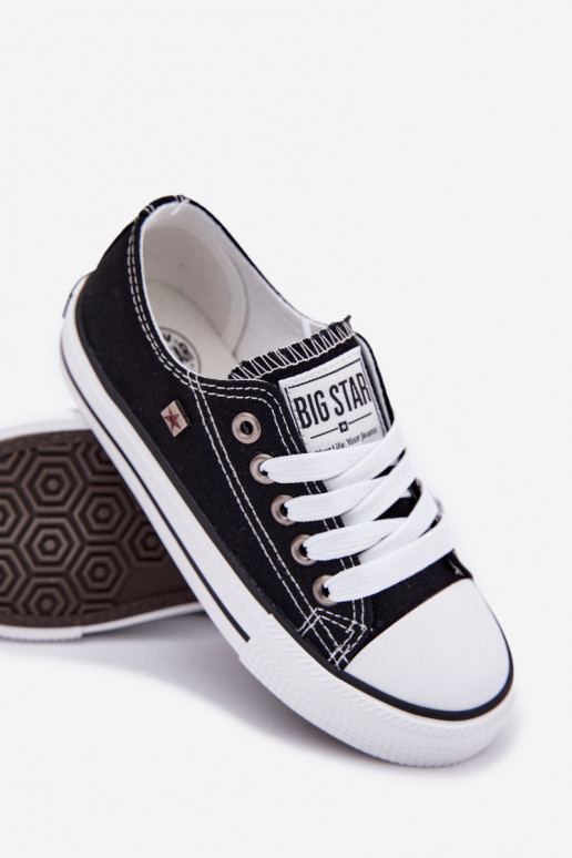 Zapatos ocio infantil modelo clásico Big Star DD374163 color negro