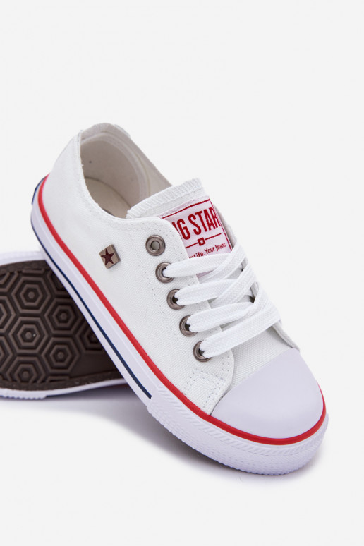 Zapatos de ocio infantil modelo clásico Big Star DD374160 color blanco