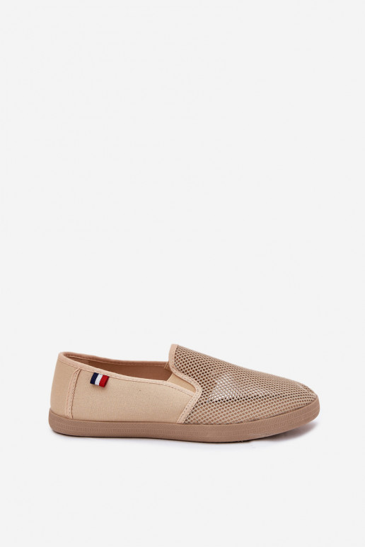 Tiene quesculino con elementos calados Zapatillas zapatos casuales beige Koboru Tiene quesculino con elementos calados Zapatillas zapatos casuales beige Koboru