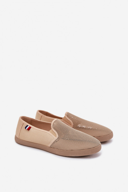 Tiene quesculino con elementos calados Zapatillas zapatos casuales beige Koboru Tiene quesculino con elementos calados Zapatillas zapatos casuales beige Koboru