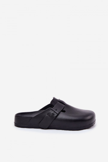 Zuecos ligeros para hombre negros con hebillas, Big Star RR174A022 2
