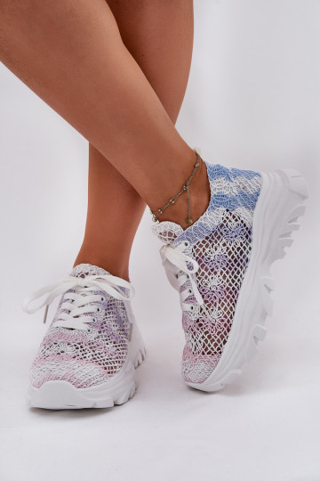 Zapatillas de estilo deportivo para mujer en varios colores con caña de encaje, "Jelhiris" 2